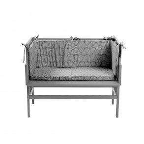 Markland Madrass- och sngrandsset till Babytrold Bedside Crib, Gr