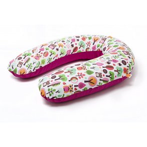 MilleMarille Nursing Pillow 175cm, Modern Owls Pink