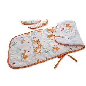 MilleMarille Buggy Seat pads, Sweet Foxes