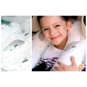 MilleMarille Neck Pillow, Save the Whales