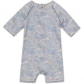 Mini A Ture Badedragt, Goldie/Blue Surf