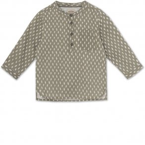 Mini A Ture Skjorte LS, Lai/Deep Green