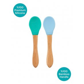 MiniKOiOi Spoon (2 pcs), Green-Blue