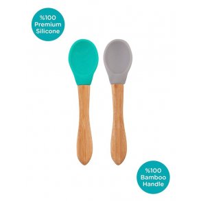 MiniKOiOi Spoon (2 pcs), Green-Grey
