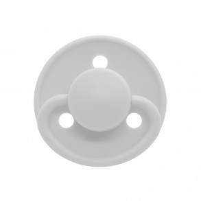 Mininor Natural Rubber Pacifier 0m+ (2 pcs), White