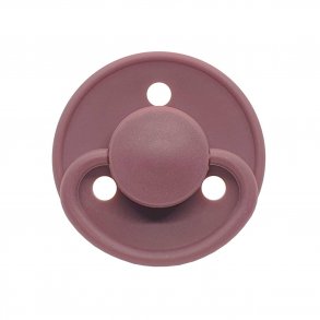 Mininor Natural Rubber Pacifier 0m+ (2 pcs), Purple