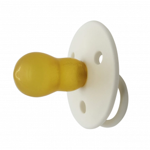 Mininor Naturgummi Sut 6 mdr.+ (2 stk.), Hvid