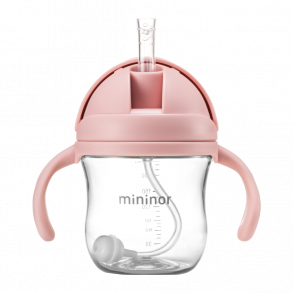 Mininor Mugg med Sugrr Tritan 220 ml, Rosa