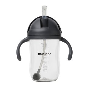 Mininor Kop med sugerr tritan 330 ml, Black Raven