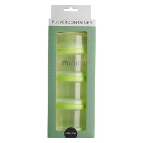 Mininor Pulverbehllare, 3 st