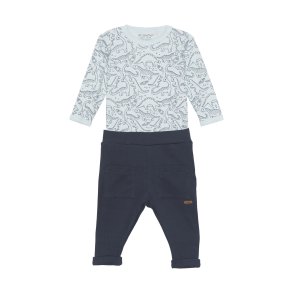 Minymo Body LS og bukser (2 dele), Blue nights