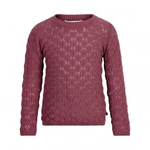 Minymo Strik Pulover, Crushed Berry