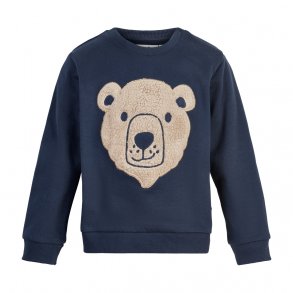 Minymo Sweatshirt LS, Check/Total Eclipse