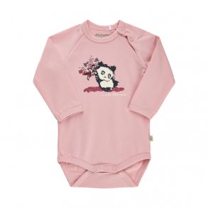 Minymo Langrmet Body, Silver Pink