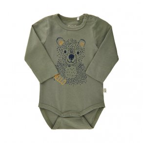 Minymo Body LS, Deep Lichen Green