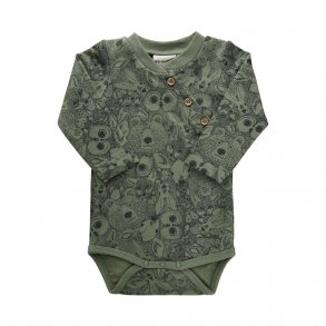 Minymo Sweatbody LS, Deep Lichen Green