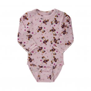 Minymo Body i uld, Violet ice