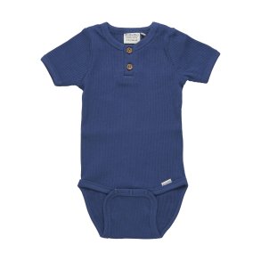 Minymo Rib Body SS, Dark denim