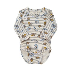 Minymo Body LS, White swan