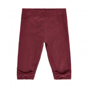 Minymo Leggings, Oxblood Red