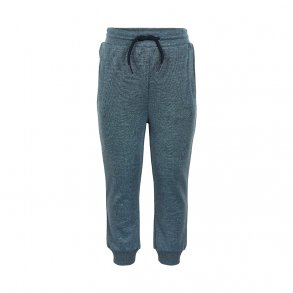 Minymo Sweatpants, Melange/Blue Stone
