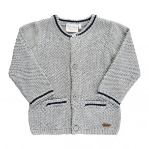 Minymo Perlestrikket Cardigan, Dress Blue