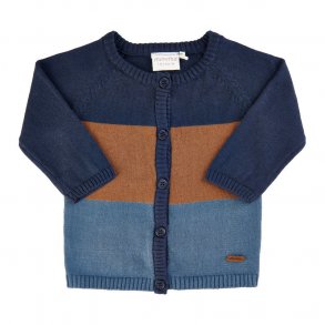 Minymo Strik Cardigan, Indigo Blue