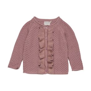 Minymo Strik cardigan, Lilas