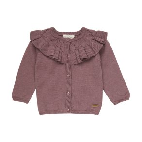 Minymo Strik cardigan med uld, Grapeshake