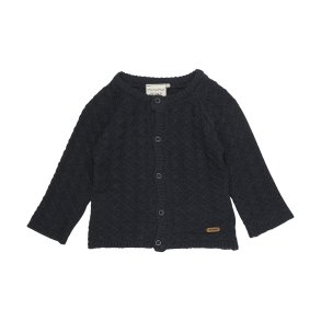 Minymo Strik cardigan med uld, Collegiate blue