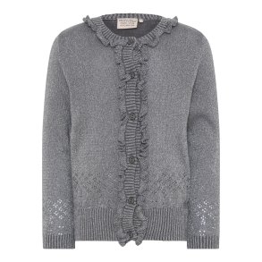 Minymo Strik Cardigan, Smoked pearl