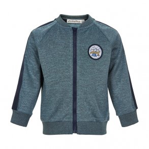 Minymo Cardigan, Melange/Blue Stone