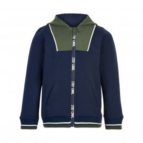 Minymo Cardigan med htte LS, Dark navy