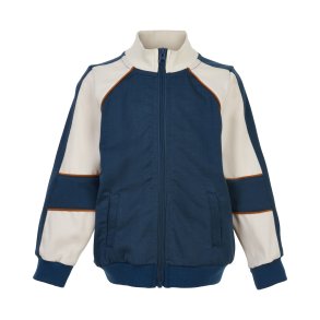 Minymo Sweat cardigan, Dark denim