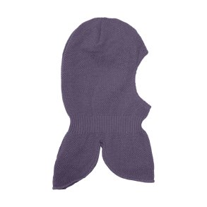 Minymo Balaclava med ull, Purple sage