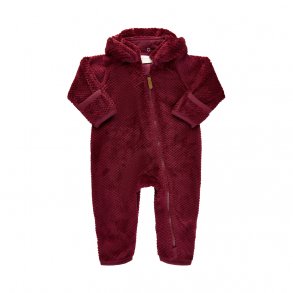 Minymo Teddydress, Oxblood Red