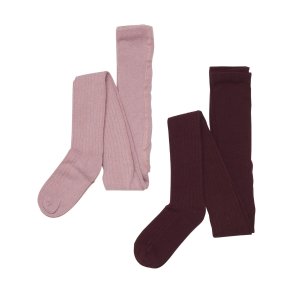 Minymo Strmpebukser med uld (2-pak), Burnished Lilac