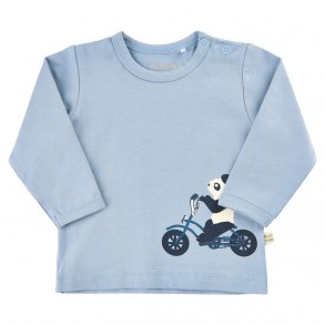 Minymo Langrmet T-shirt, Blue Fog
