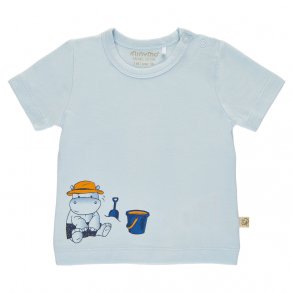 Minymo T-skjorte SS, Elefant/Baby Blue
