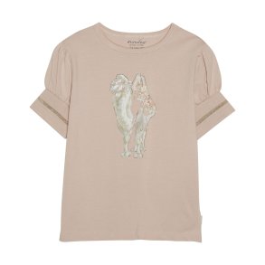 Minymo T-shirt SS, Mahogany Rose
