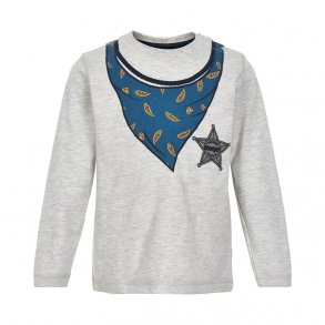 Minymo Trye LS, Grey Melange