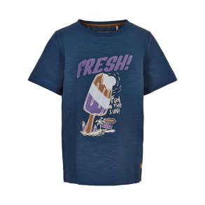 Minymo T-shirt SS, Dark Denim