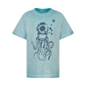Minymo T-shirt SS, Cabana Blue