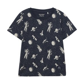Minymo T-shirt SS, Blue nights