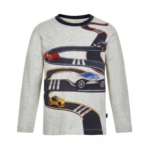 Minymo T-shirt LS, Beige Melange