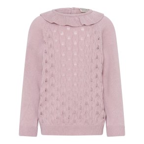 Minymo Strik pullover LS, Burnished lilac