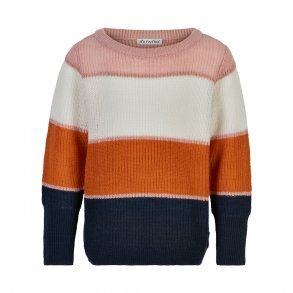 Minymo Strik Bluse LS, Total Eclipse