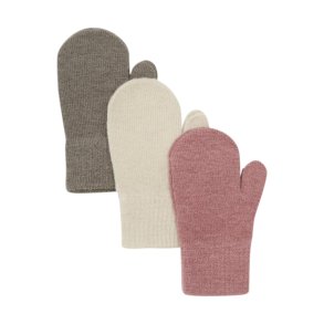 Minymo Vantar med ull (3-pack), Dusky rose