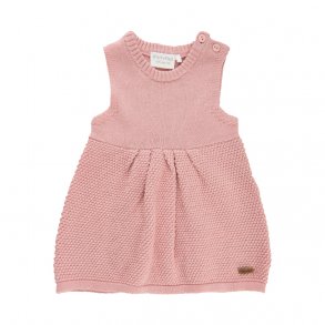 Minymo Kjole i Pearl Strik, Silver Pink