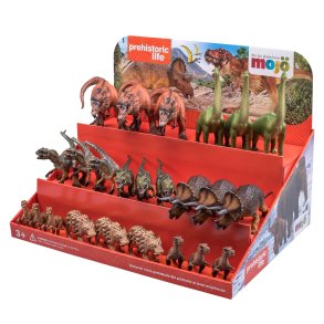 Mojo Display Dinosaurier och Frhistoriska Djur (32 st.)
